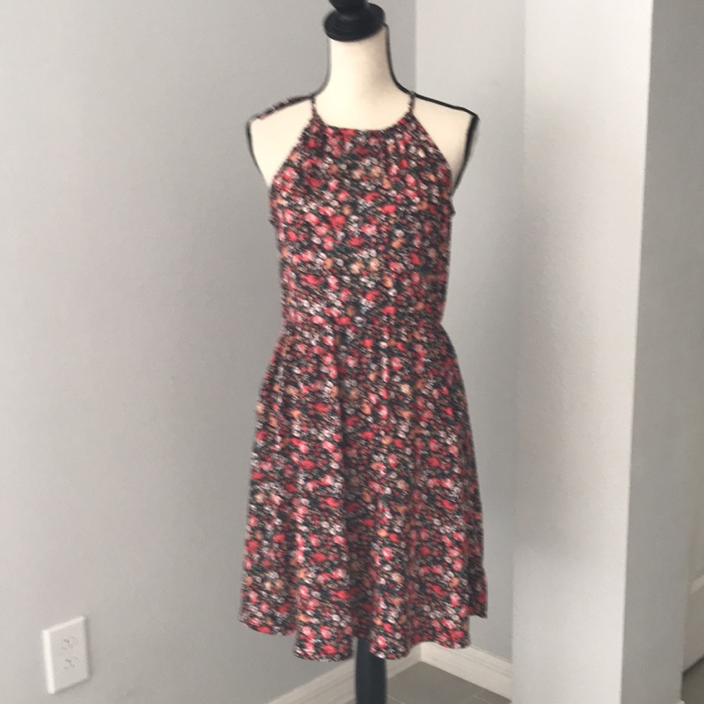 ❤️3X20 ELIG Women ditsy floral halter Summer Dress With Pockets | L